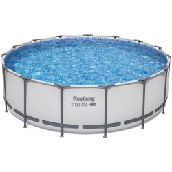 Głęboki Basen stelażowy Bestway 56438 457x122 cm 16015 litrów + Akcesoria