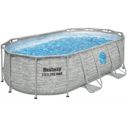 Basen stelażowy Bestway 56714 427x250x100 7250 litrów + Akcesoria Pokrywa