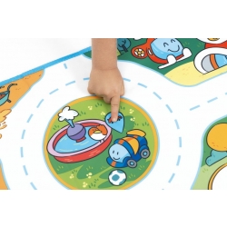 Chicco Edukacyjna Interaktywna mata Miasta 53510 15 przycisków + Autko