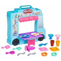 Play-doh Ciastolina Zestaw Ciężarówka z lodami Lodziarnia Hasbro F1390