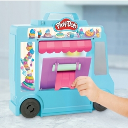 Play-doh Ciastolina Zestaw Ciężarówka z lodami Lodziarnia Hasbro F1390