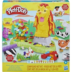 Zestaw Play-Doh Lew i przyjaciele z dżungli Ciastolina 567g Hasbro F7221