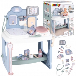 Smoby Baby Care Zestaw Centrum Opieki z akcesoriami 24 akcesoria