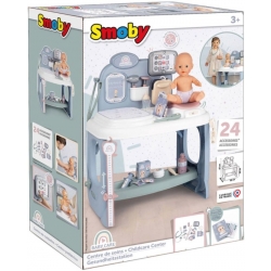 Smoby Baby Care Zestaw Centrum Opieki z akcesoriami 24 akcesoria