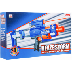 Karabin Blaze storm Niebieski + laser naboje ZC7057