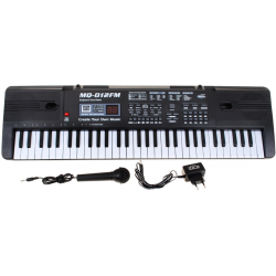 Keyboard dla dzieci + Mikrofon + Wbudowane radio FM MQ-012FM