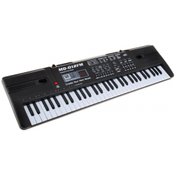 Keyboard dla dzieci + Mikrofon + Wbudowane radio FM MQ-012FM