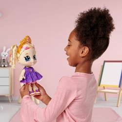 Lalka interaktywna zapachowa Kindi Kids Tiara Sparkles Ruchoma głowa
